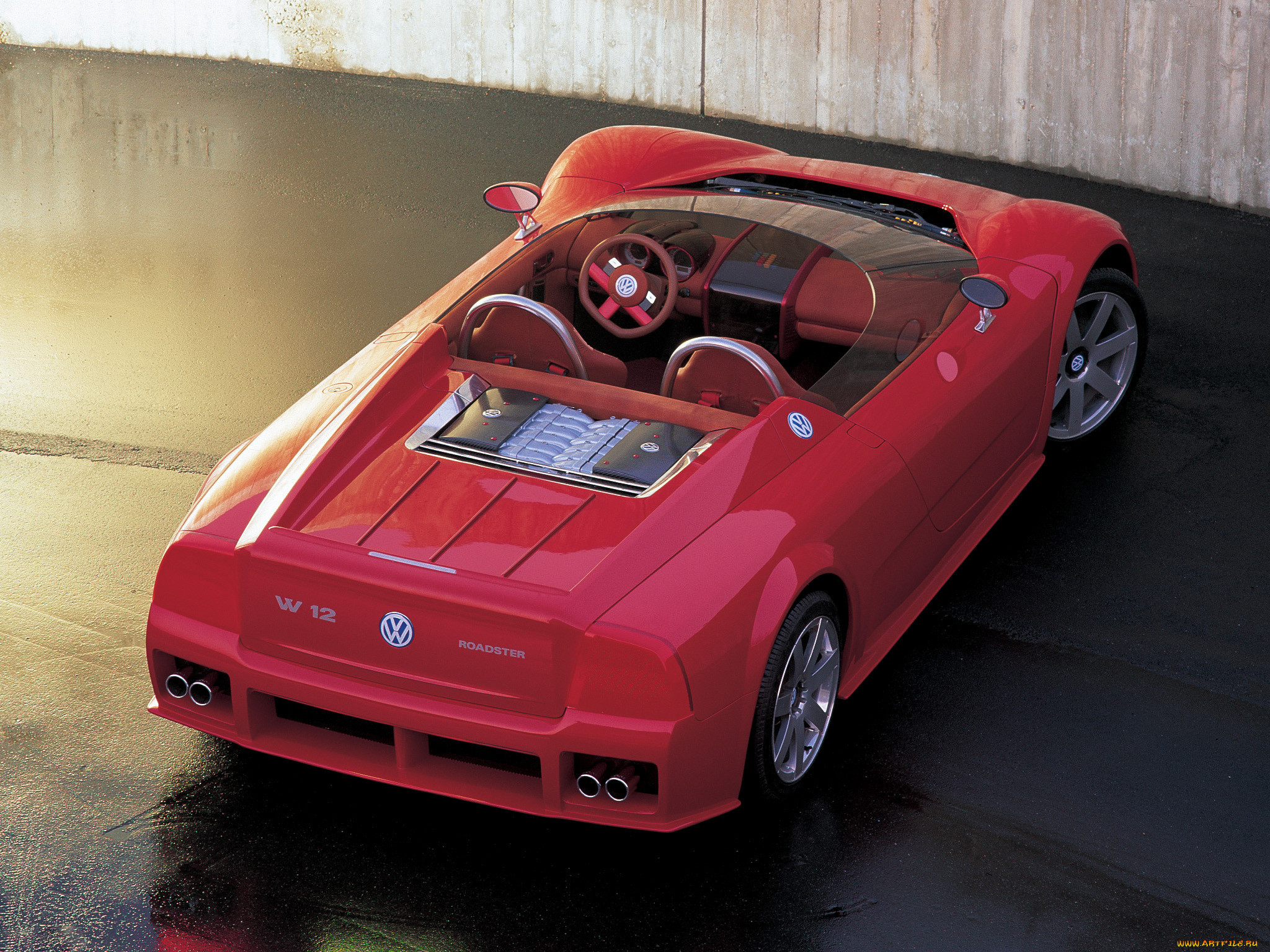 volkswagen w12 roadster concept 1998, , volkswagen, w12, 1998, roadster, concept